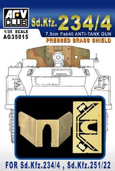 AFV CLUB - 1/35 PRESSED BRASS SHIELD FOR SD.KFZ. 234/4 - — Legends Toys ...
