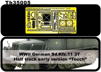 WWII GERMAN SD.KFZ.11 3T HALF TRUCH ETCHING PARTS