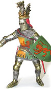 90MM MEDIEVAL KNIGHT "MOUNTED KNIGHT"