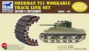 1/35 SHERMAN T51 WORKABLE TRACK LINK SET