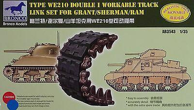 1/35 TYPE WE210 DOUBLE I WORKABLE TRACK LINK SET FOR SHERMAN/GRANT/RAM