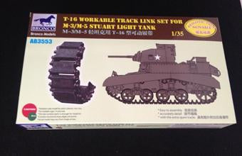 1/35 T-16 WORKABLE TRACK LINK SET FOR M-3/M-5 STUART LIGHT TANK