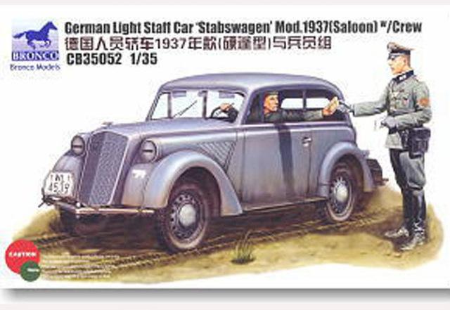 1/35 GERMAN LIGHT STAFF CAR "STABSWAGEN' 1937 'SALOON'