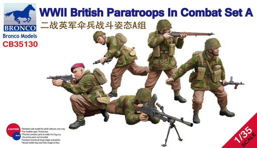 1/35 WWII BRITISH PARATROOPS IN COMBAT SET A