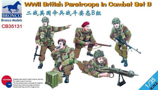 1/35 WWII BRITISH PARATROOPS IN COMBAT SET B