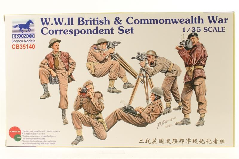 1/35 WWII BRITISH & COMMONWEALTH WAR CORRESPONDENT SET