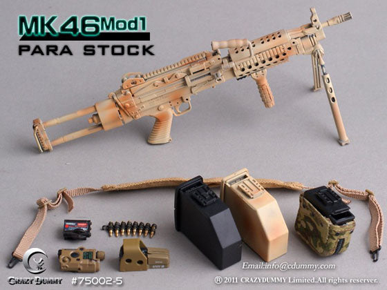 1/6 CAMOUFLAGE MK46MOD1 WITH PARA STOCK
