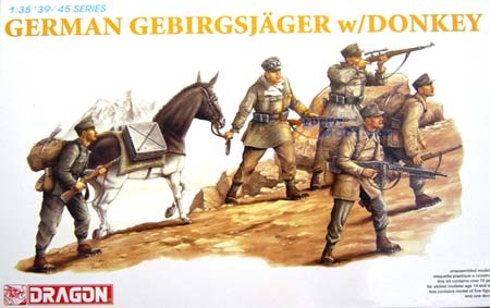 1/35 GERMAN GEBIRGSJAGER with DONKEY - 6078