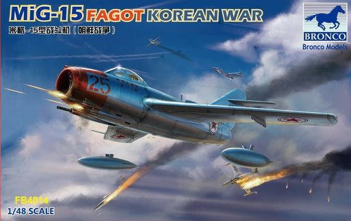 1/48 MIG-15 FAGOT KOREAN WAR BY BRONCO MODELS
