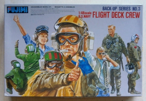 1/48 U.S. NAVY FLIGHT DECK CREW - Back Up Series No. 3 (FUJIMI)