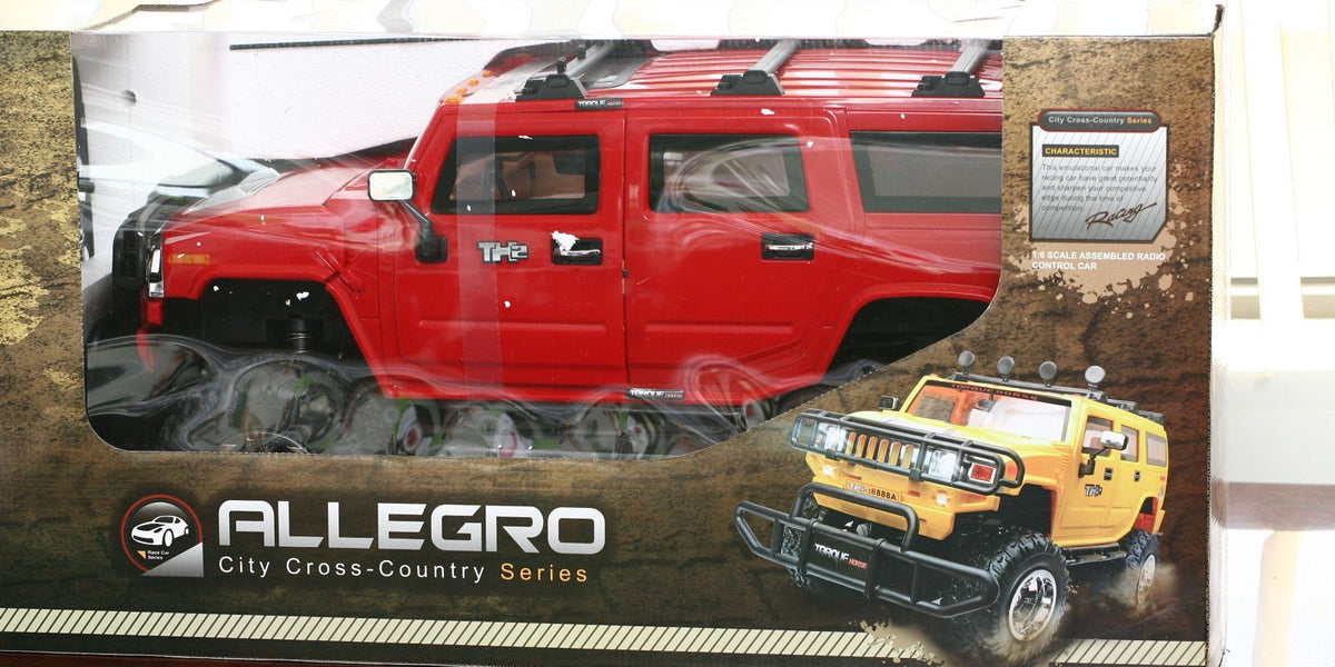 1/6 RED RADIO CONTROL HUMMER TRUCK SU - — Legends Toys & Hobbies