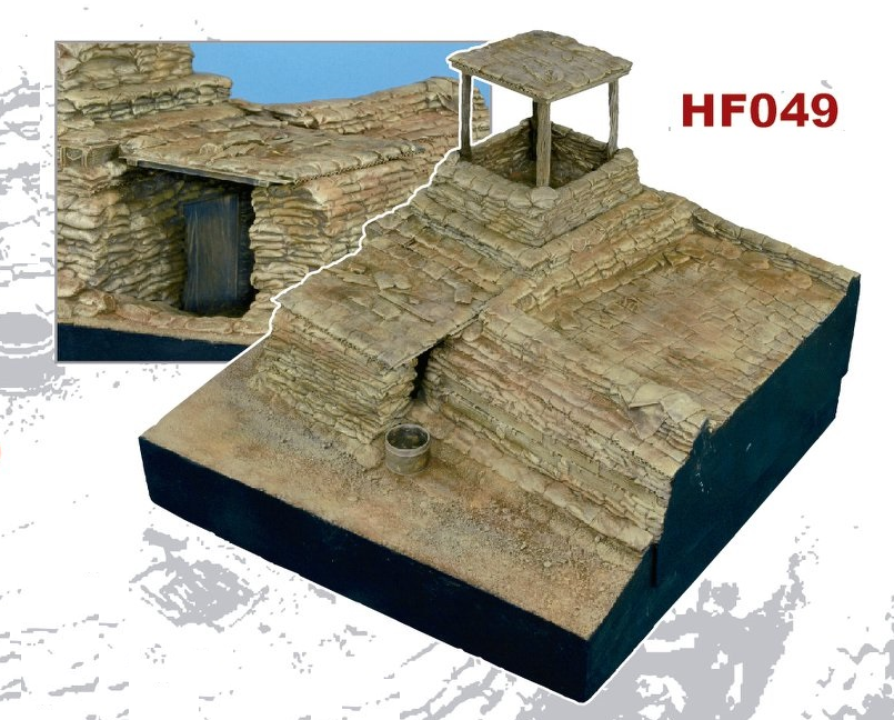 1/35 Fire Base Diorama Base - Complete set of 4 Bases - by Hobby Fan
