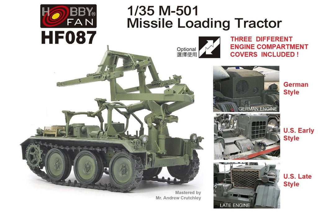 HOBBY FAN 1/35 M-501 MISSILE LOADING TRACTOR (MISSILE NOT INCLUDED) —  Legends Toys & Hobbies