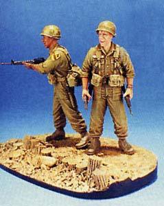 1/35 1st CAVALRY 1965 LZ-RAY-2FIGSW/BASE