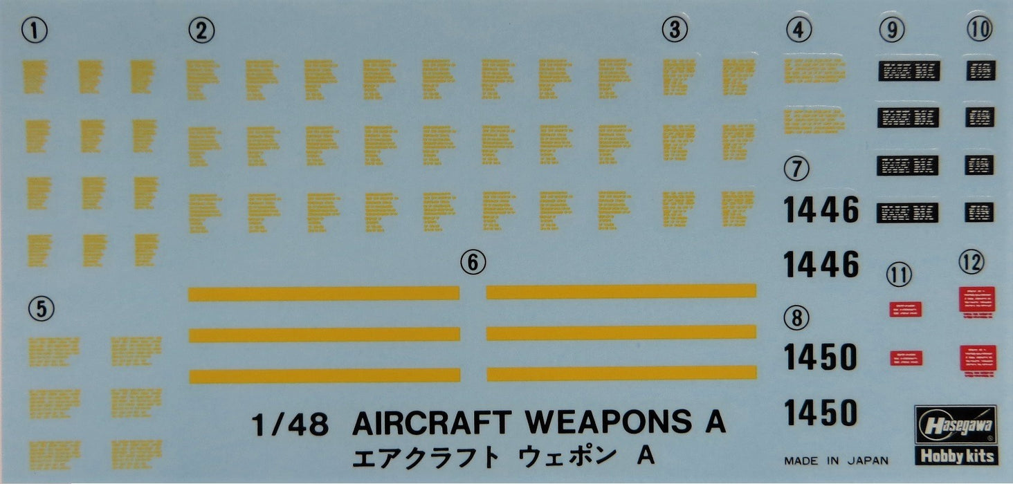 1/48 U.S. AIRCRAFT WEAPONS A HASEGAWA 36001 (X48-1)