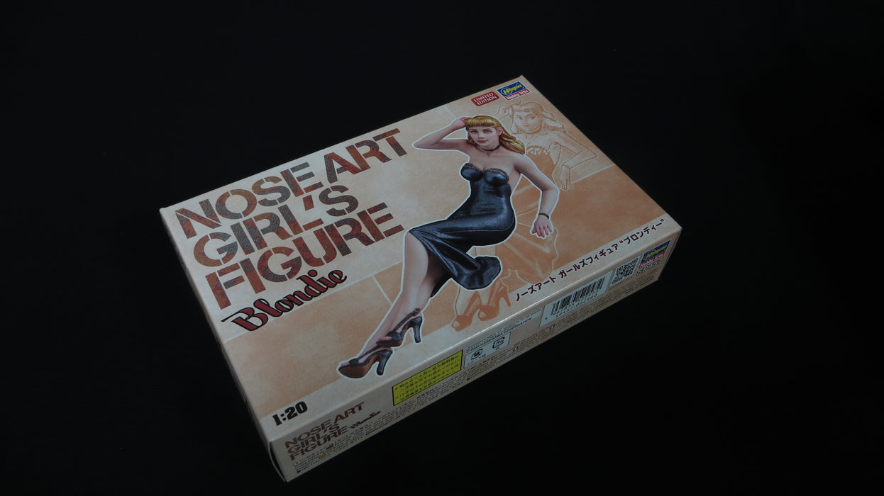 1/20 NOSE ART GIRL'S FIGURE "BLONDIE" by HASEGAWA
