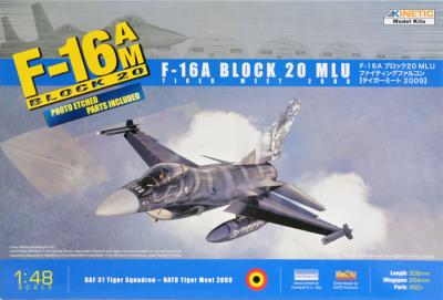 1/48 F-16A TIGER MEET 2009 (W/PE) KINETIC K48036