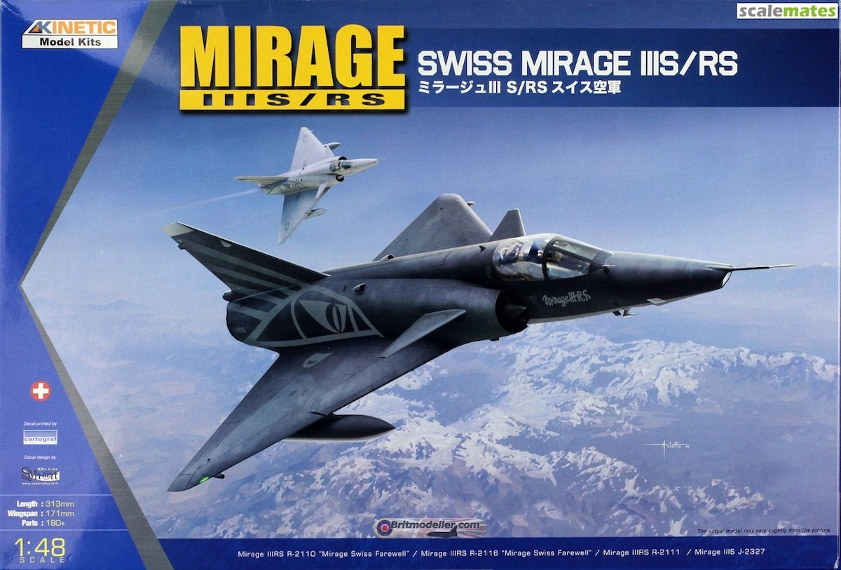 1/48 MIRAGE IIIS/RS KINETIC K48058