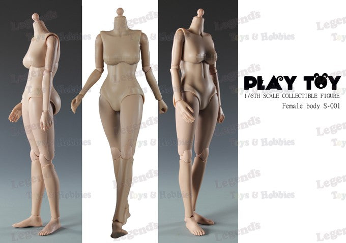 PlayToy - 1/6 FEMALE SMALL BREAST NUDE BODY - — Legends Toys & Hobbies