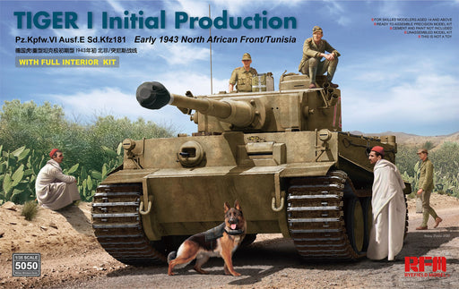 1/35 TIGER I INTIAL PRODUCTION EARLY 1943 w/FULL INTERIOR and TRACKS