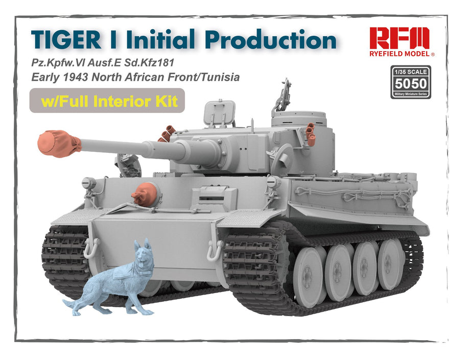 1/35 TIGER I INTIAL PRODUCTION EARLY 1943 w/FULL INTERIOR and TRACKS