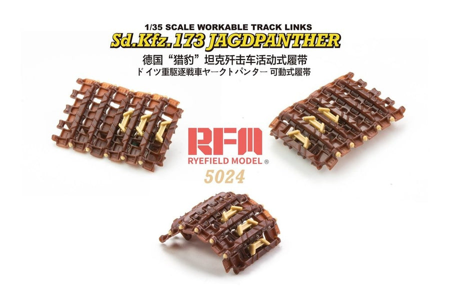 Rye Field Models - 1/35 WORKABLE TRACK LINKS FOR JAGDPANTHER ...