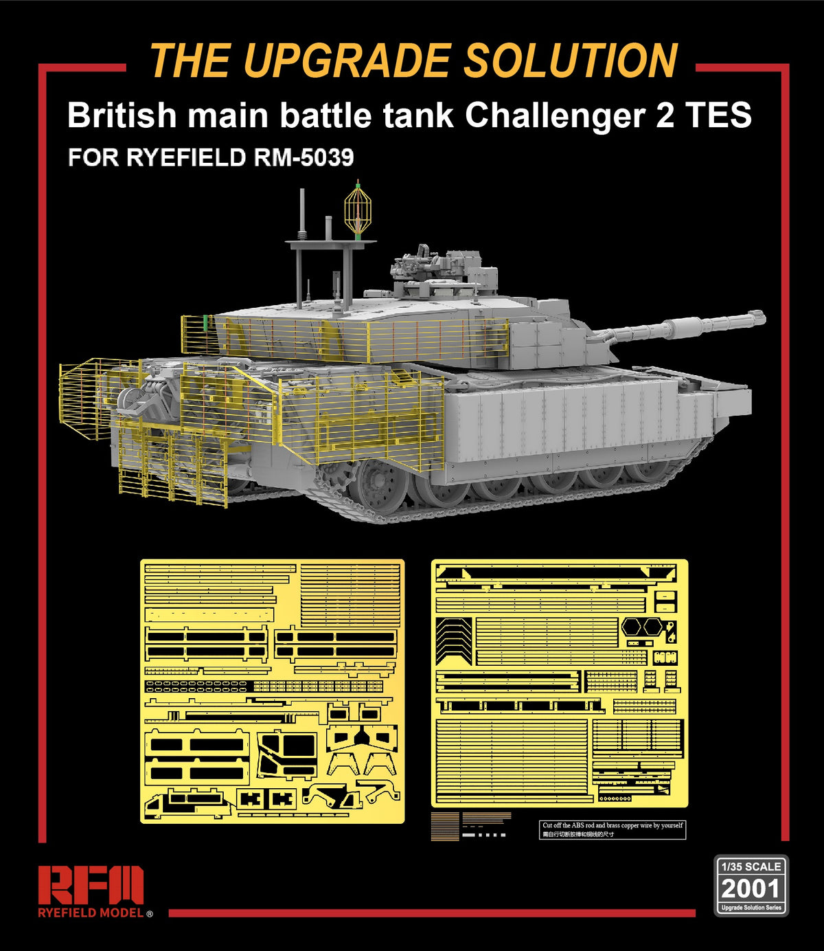 Trumpeter 1522 British Challenger II with Enhanced Armor 1/35 Scale Model  Kit