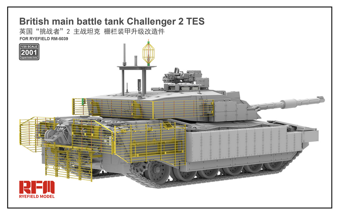 RFM-RM2001 The Upgrade Solution for 1/35 British Main Battle Tank Challenger 2 TES