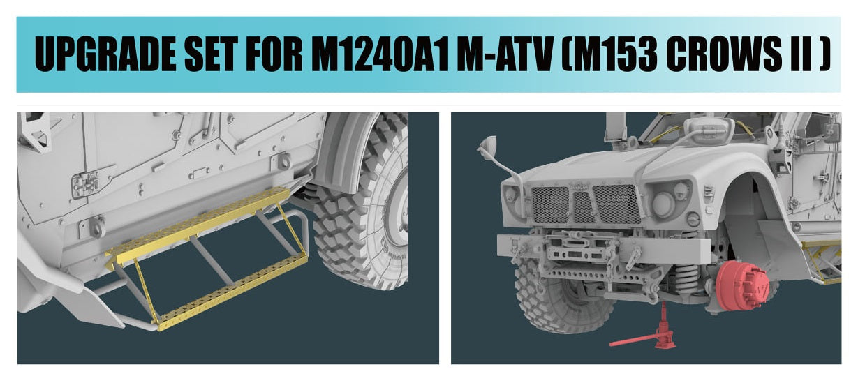 1/35 Upgrade Solution Series - 1/35 M1240A1 M-ATV M153 CROWS II by Rye Field Models