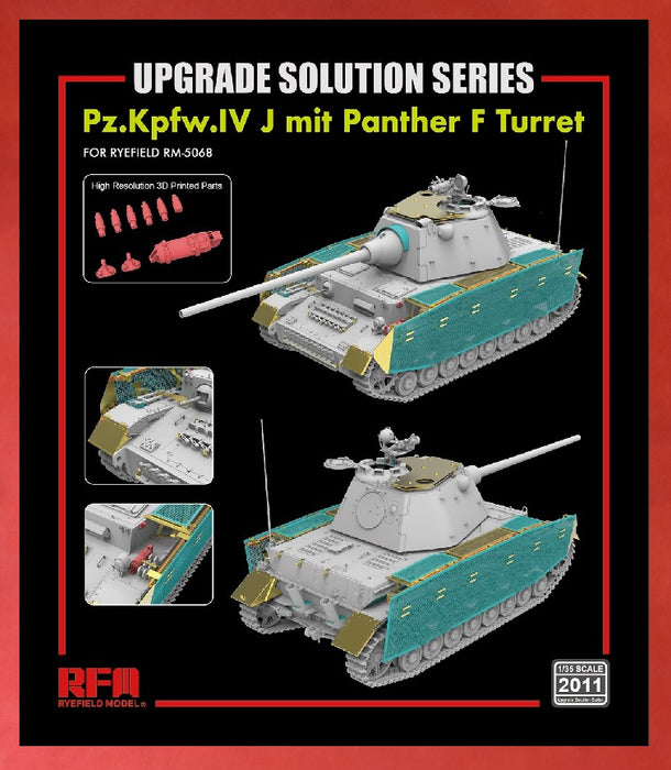 RyeField RM2011 UpGrade Solution - 1/35 Pz,Kpfw.IV J mit Panther F Turret
