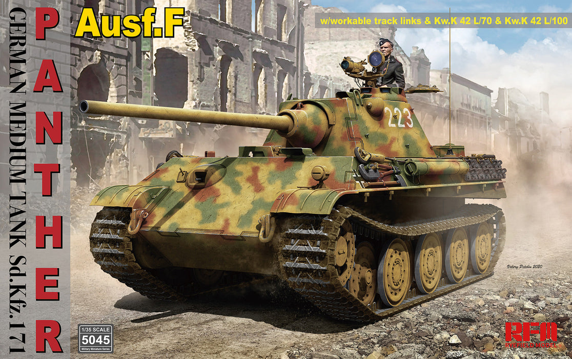 1/35 PANTHER Ausf.F w/WORKABLE TRACK LINKS Rye Field