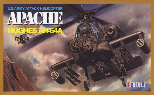 1/72 ARMY ATTACH HELICOPTER HUGHES AH-64A APACHE