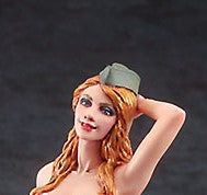 1/24 1/4 TON 4x4 UTILITY TRUCK WITH BLOND USO GIRL'S FIGURE