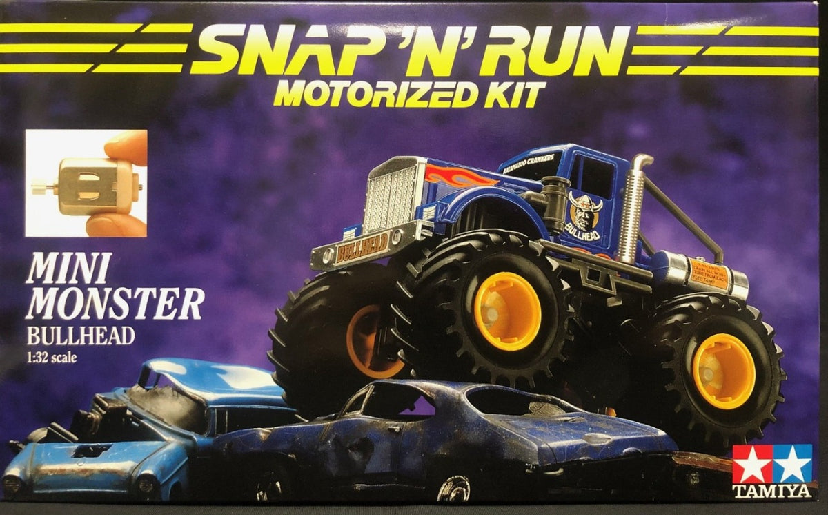 1/32 SNAP 'N' RUN - MINI MONSTER BULLHEAD (MOTORIZED) BY TAMIYA