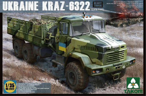 1/35 UKRAINE KrAz-6322 HEAVY TRUCK (LATE TYPE)