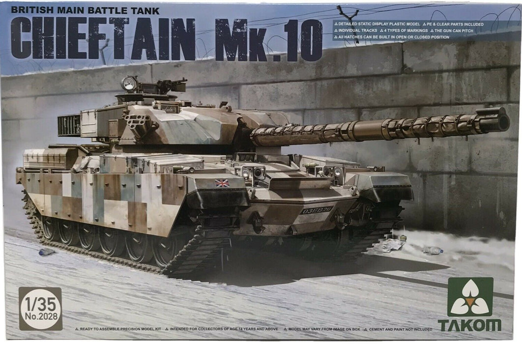 1/35 BRITISH MAIN BATTLE TANK CHIEFTAIN Mk.10 by TAKOM