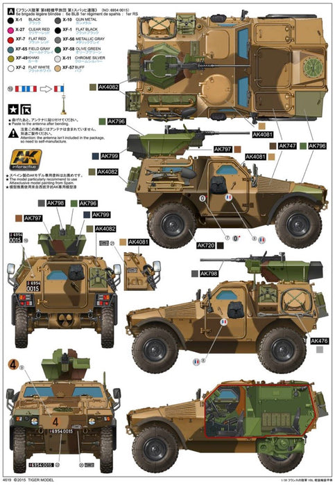 1/35 PANHARD VBL .50MG TIGER MODELS 4619