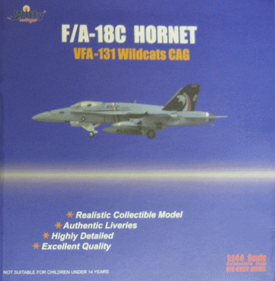 Witty Wings - 1/144 F/A 18C HORNET VFA-131 WILDCATS CAG US NAVY