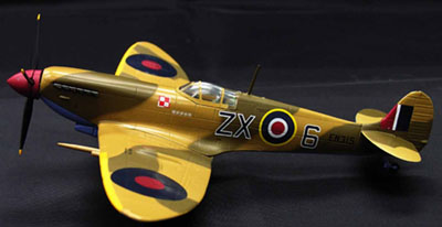 1/72 SPITFIRE MK.IX. RAF 145 1943 DESERT CAMO ZX6/EN315