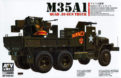 1/35 M35A1 VIETNAM QUAD .50 GUN TRUCK AFV CLUB by AFV Club - AF35034