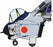 Egg Plane JASDF F4 Phantom II F-4 "301SQ" and Embroidered Patch by Hasegawa