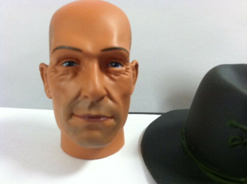 1/6 CHARACTER HEAD (HEAD & HAT) FOR 12" ACTION FIGURE