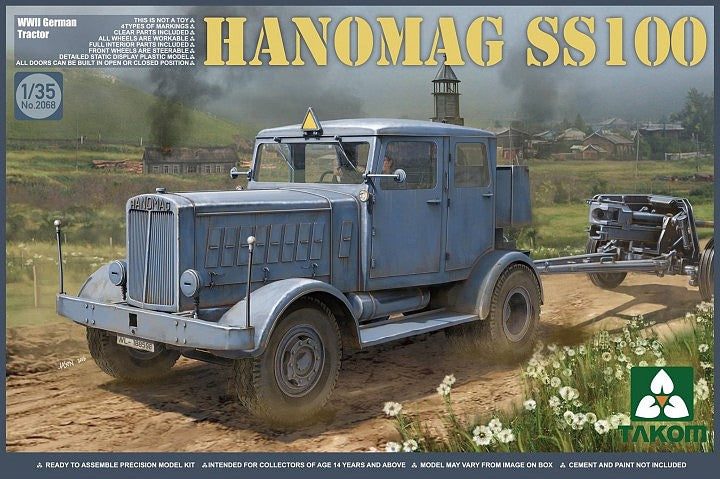 1/35 HANOMAG SS100 WWII GERMAN TRACTOR TAKOM TKM-2068